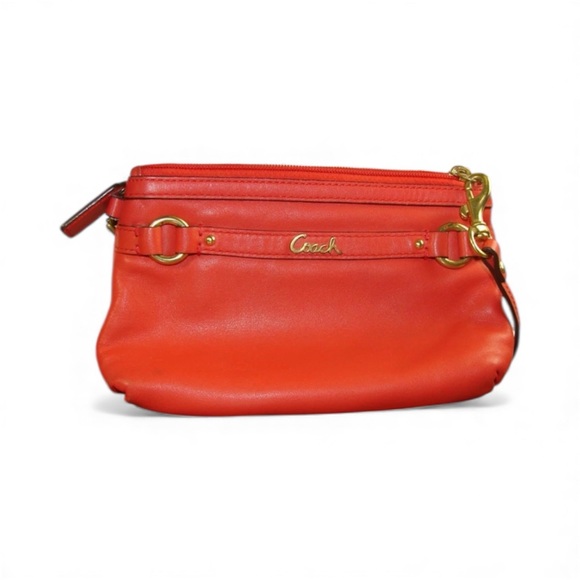 Coach Leather Wristlet